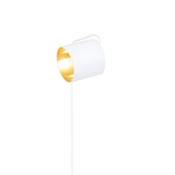 Moderne vloerlamp wit - Lofty - Afbeelding 2