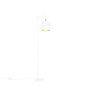 vloerlampen Moderne vloerlamp wit Lofty StaalStof Wit is een super leuke voor in je interieur. Deze zorgt aangenaam licht huis. Het erg frisse lamp dankzij de