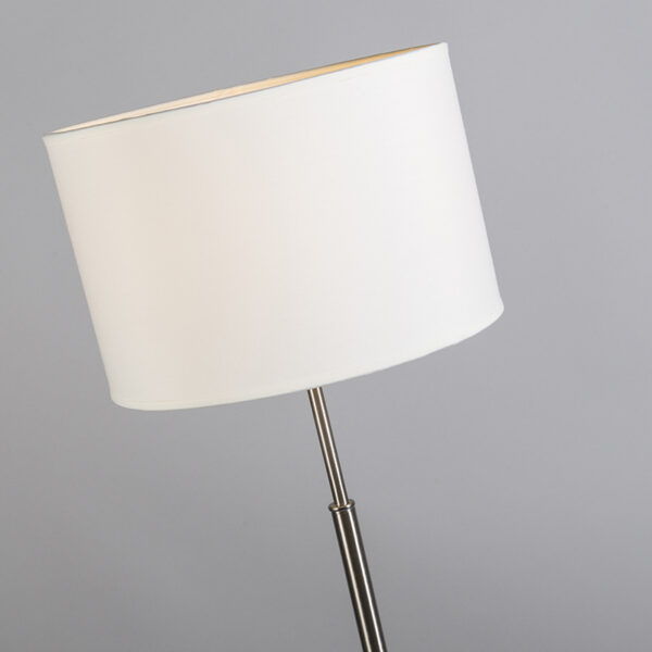 Moderne vloerlamp wit rond - VT 1 - Afbeelding 2