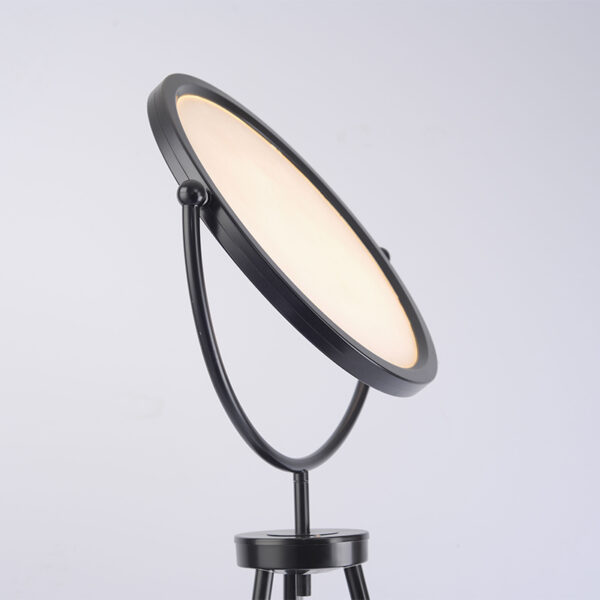 Moderne vloerlamp zwart incl. LED en dimmer tripod - Vincent - Afbeelding 2