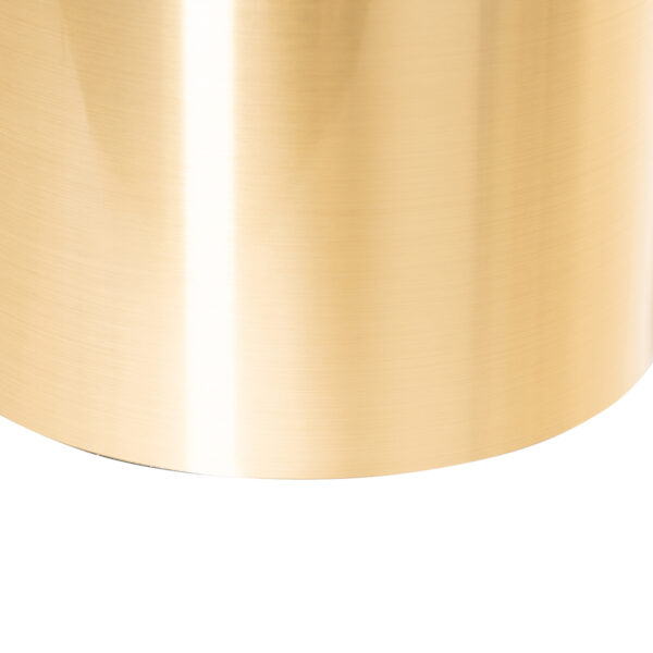 Moderne vloerlamp zwart met goud - Lofty - Afbeelding 2