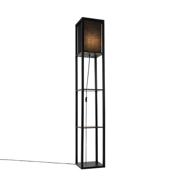 Moderne vloerlamp zwart - Stojan - Afbeelding 2