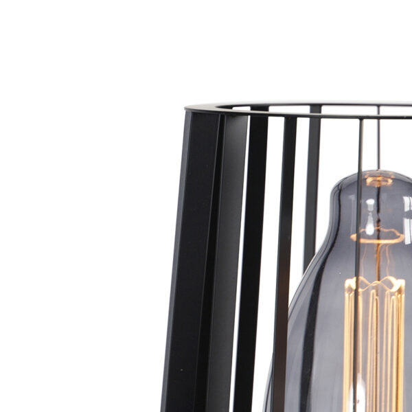 Moderne vloerlamp zwart - Wieza - Afbeelding 2