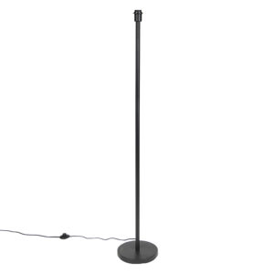 vloerlampen Moderne vloerlamp zwart zonder kap Simplo Staal Zwart Vind jij een moderne touch in huis wel Dan is deze echt iets voor Hij wordt geleverd dus je