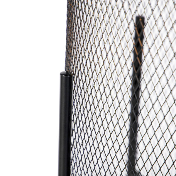 Moderne zwarte vloerlamp - Bliss Mesh - Afbeelding 2