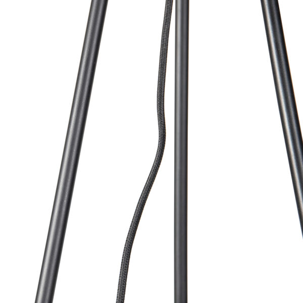 Oosterse vloerlamp tripod rotan - Straw - Afbeelding 2