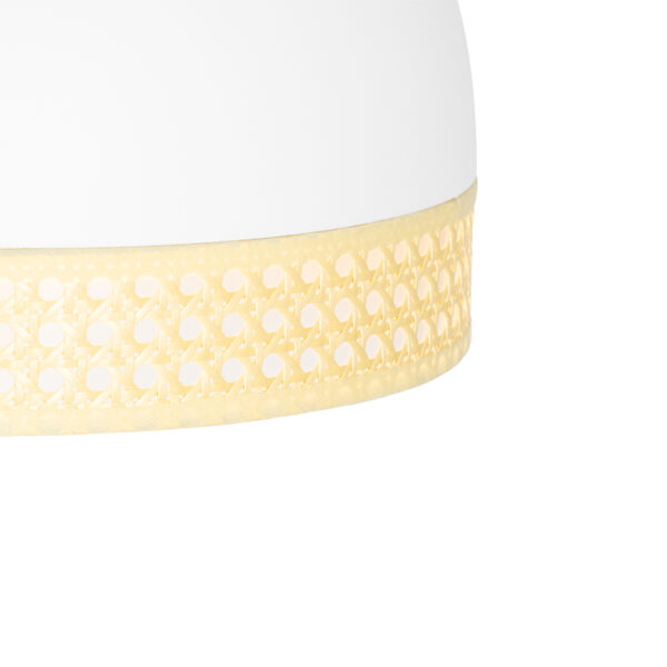Oosterse vloerlamp wit met rotan 30 cm - Magna Rotan - Afbeelding 2