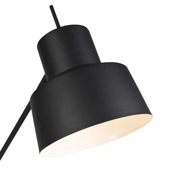 Retro vloerlamp zwart - Chappie - Afbeelding 2