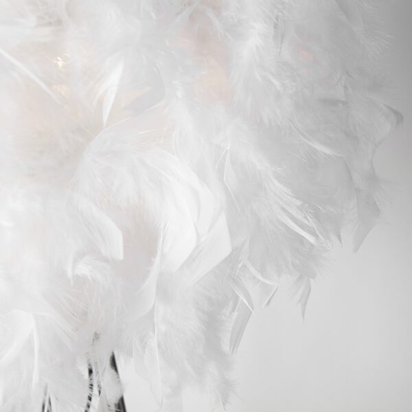 Romantische vloerlamp wit - Feather - Afbeelding 2