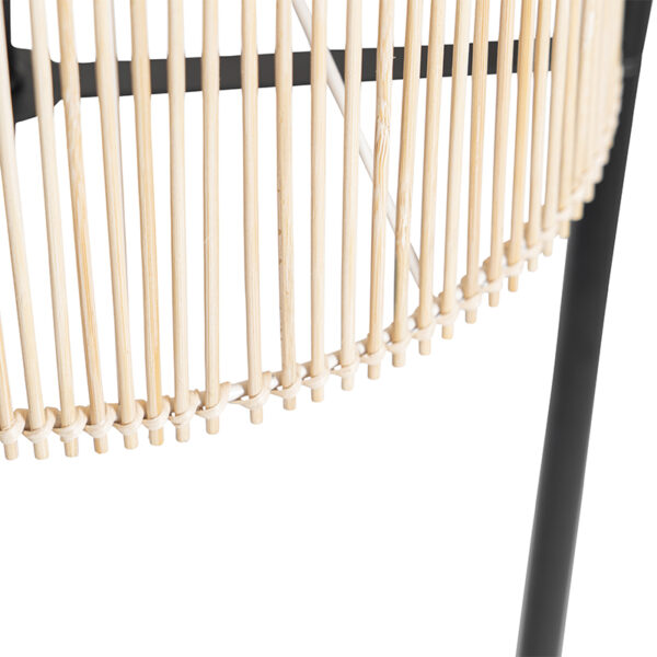 Scandinavische vloerlamp bamboe - Natasja - Afbeelding 2