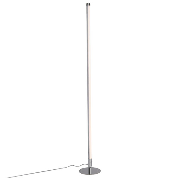 vloerlampen Set van 2 moderne LED chroom KunststofMetaal Chroom Deze vloerlamp is prachtig door zijn eenvoud. chrome led strak en modern. In het armatuur ligt