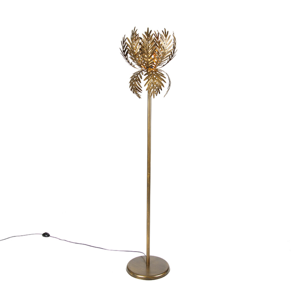 vloerlampen Vintage vloerlamp goud Botanica Simplo Staal Deze plafondlamp komt uit de serie Botanica. is helemaal volgens laatste trend en combineert botanische