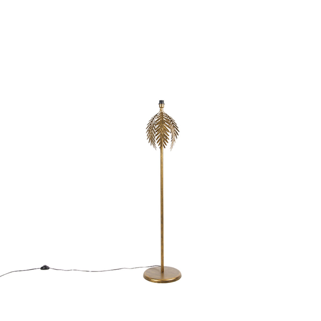 vloerlampen Vintage vloerlamp goud Botanica Staal Ben je op zoek naar een echte blikvanger voor in Dan is wat Deze vintage weet al snel de aandacht te trekken