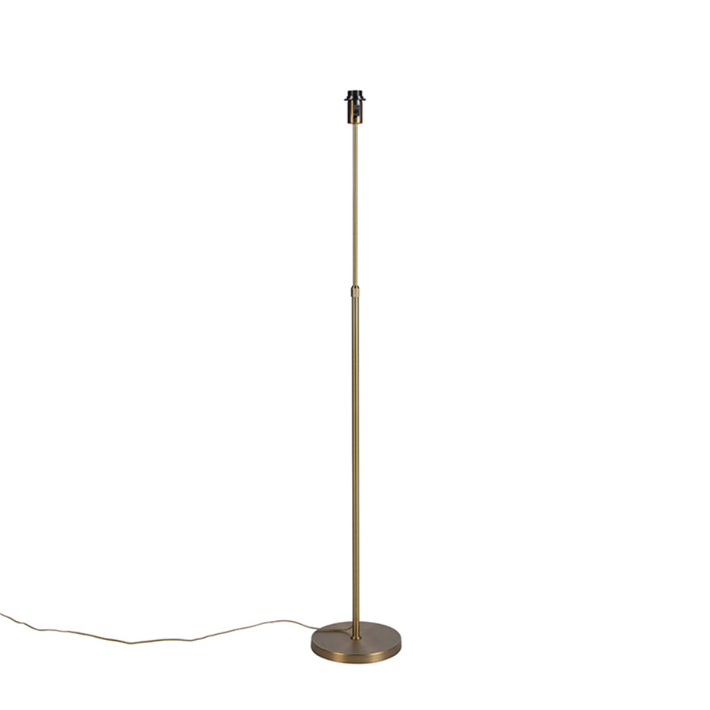 vloerlampen Vintage vloerlamp verstelbaar brons Parte Metaal Brons Een vintage die jouw retro of interieur helemaal Afgewerkt in metaal. Je kan alle kanten op