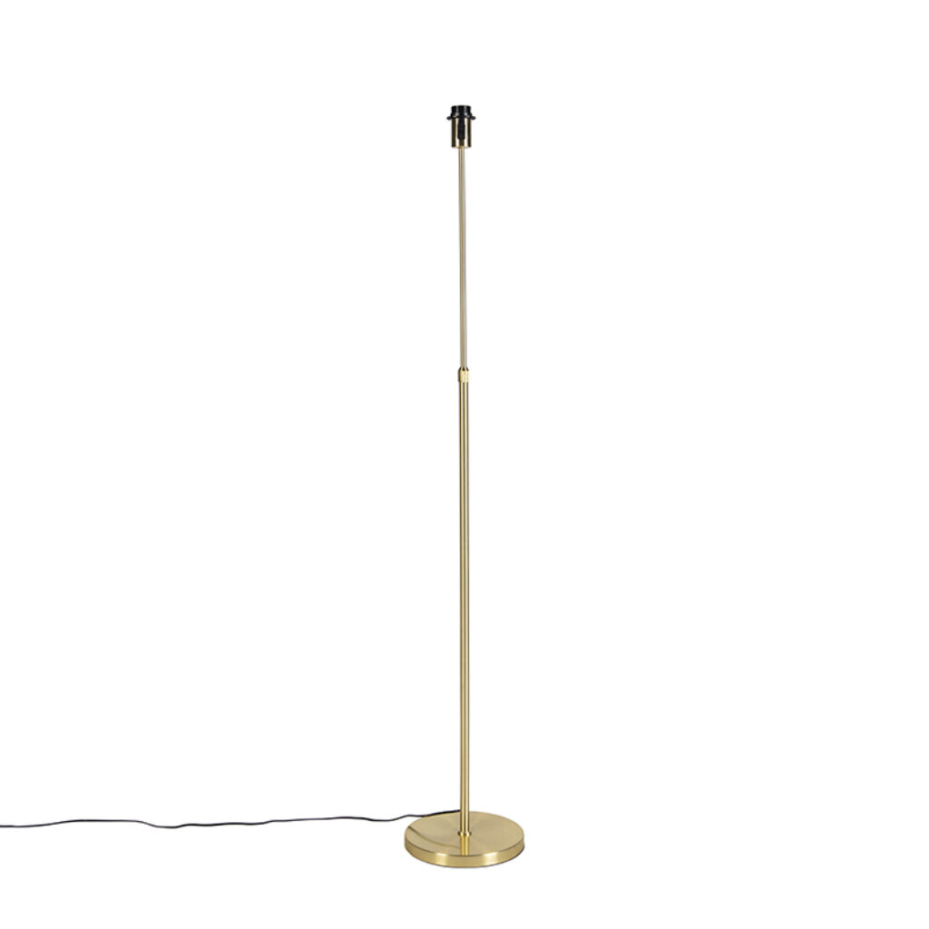 vloerlampen Vintage vloerlamp verstelbaar goud Parte Metaal Een tijdloze afgewerkt in Je kan alle kanten op met deze vrolijke lampenkap als eyecatcher of een