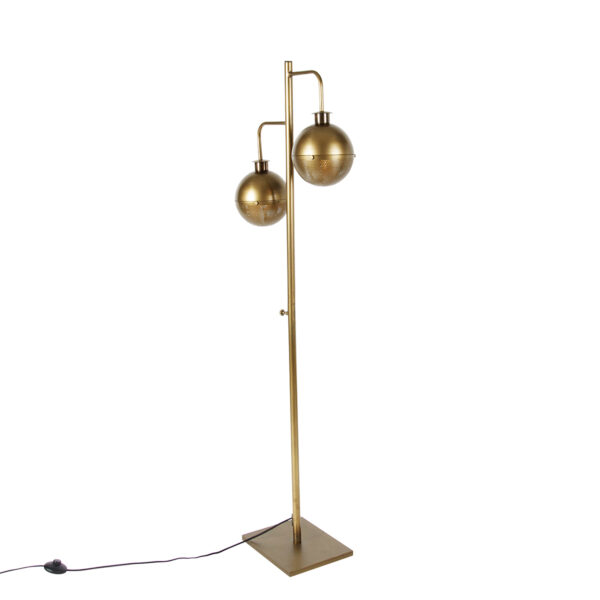 vloerlampen vloerlamp brons Haicha Staal Brons Nee je hebt het niet te hoog in bol. Deze bolvormige is de perfecte toevoeging aan bijvoorbeeld woonkamer of