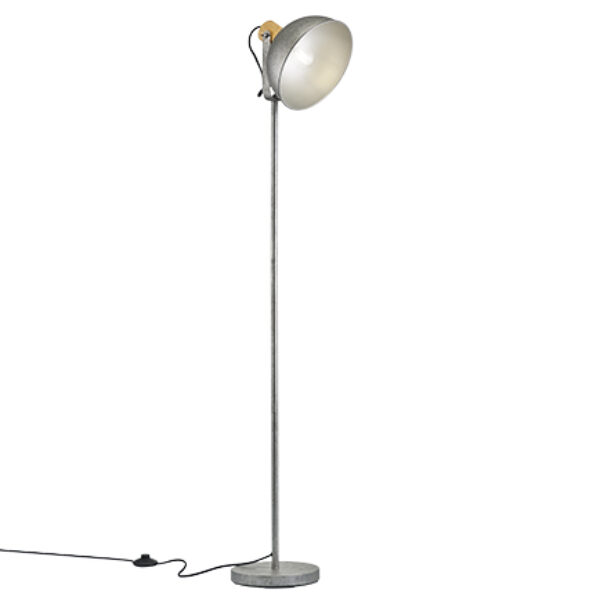 vloerlampen vloerlamp staal Arti StaalHout Grijs Een aanwinst voor je interieur deze Arti. Het is een prachtige uitgevoerd in staal. Hij past perfect stoer