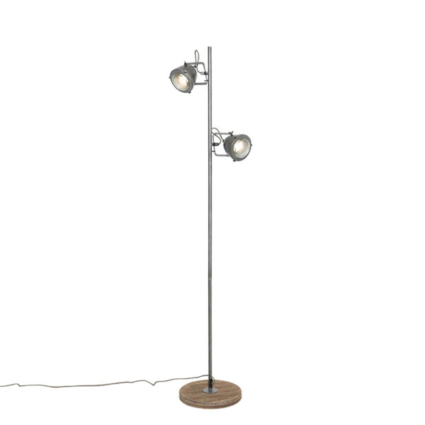 vloerlampen vloerlamp staal met hout Emado StaalGlasHout Staal Fris jouw interieur op methanglampHero. Doordat hij gemaakt is vanglasen afgewerkt in hetgoud een
