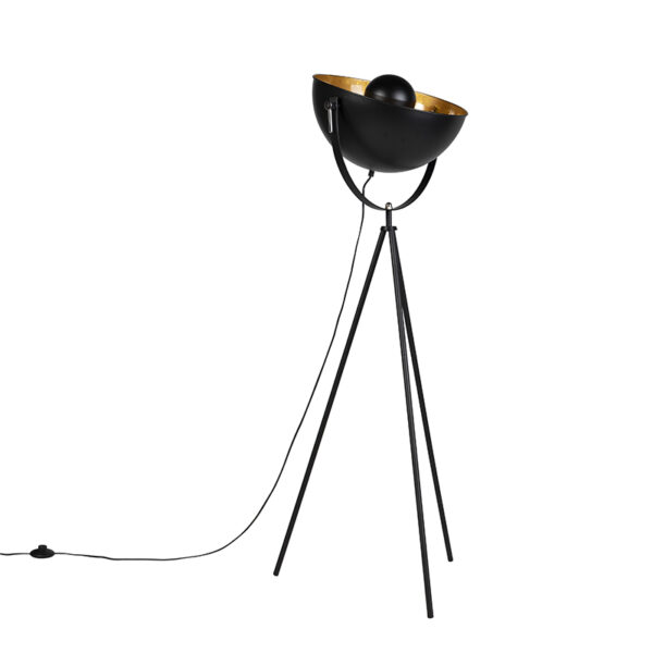 Industriële vloerlamp tripod zwart - Magna 40 Eglip - Afbeelding 2