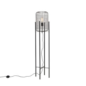 vloerlampen vloerlamp zwart Bliss Vefa Staal Zwart Maak een statement in huis met onze Vefa. Deze zwarte is aanwinst binnen ieder industrieel interieur dankzij