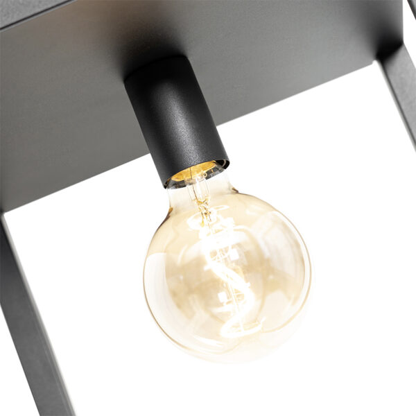Industriële vloerlamp zwart - Cage Rack - Afbeelding 2