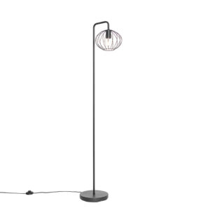 vloerlampen vloerlamp zwart 23 cm Margarita Staal Zwart is een mooi stukje design in jouw huis. Deze gemaakt van staal afgewerkt tijdloze zwarte kleur. Hij