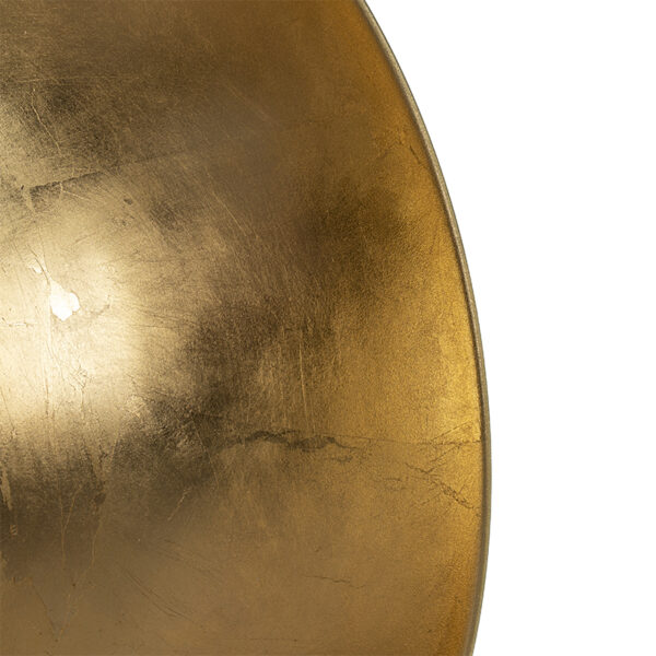 Industriële vloerlamp zwart met goud 160 cm - Magnax - Afbeelding 2