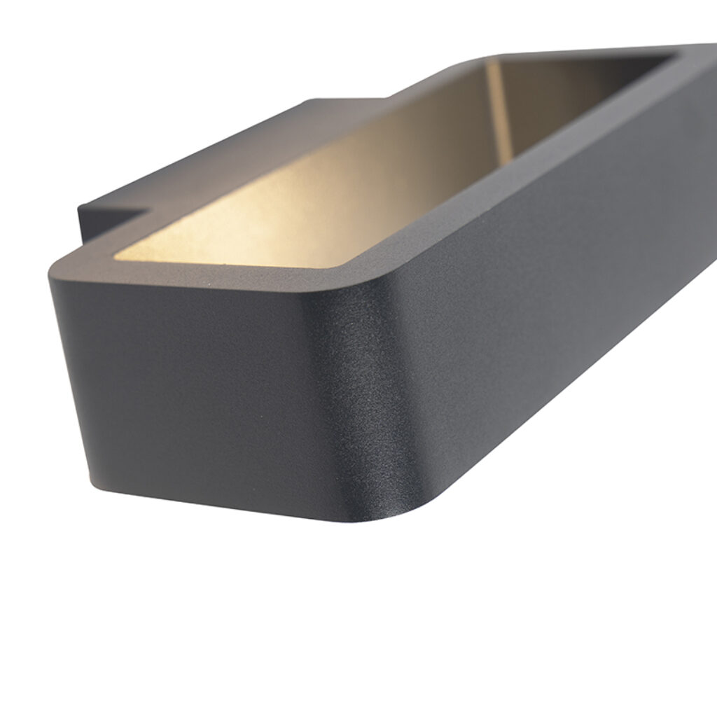 wandlampen buiten Design buitenwandlamp antraciet incl. LED Vasso tres Roestvrij staal Donkergrijs Ben je nog op zoek naar een moderne wandlamp voor aan jouw Of