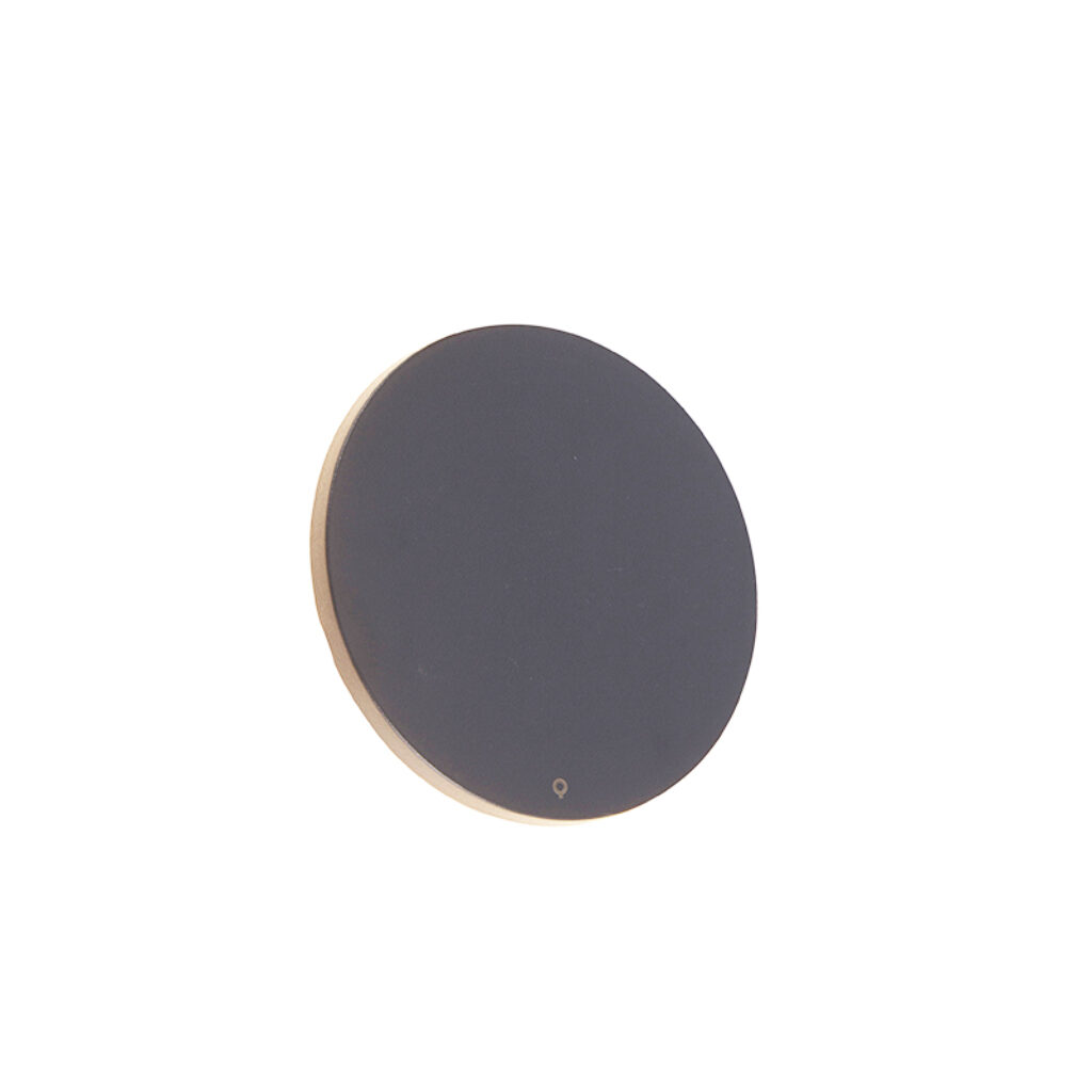 wandlampen buiten Design wandlamp grijs 165 cm incl. LED Skyf Kunststof Donkergrijs Onze design zorgt voor een prachtig lichteffect op de muur. De ronde grijze