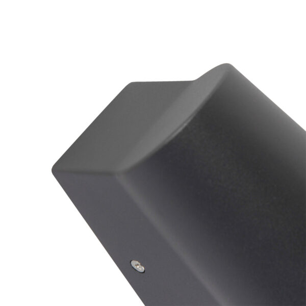 Moderne buitenwandlamp antraciet incl. LED - Uma - Afbeelding 2