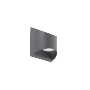 wandlampen buiten Moderne buitenwandlamp donkergrijs incl. LED IP54 Mal AluminiumGlas Donkergrijs De buitenlamp is een echte Klein maar fijn. Hij straalt mooi