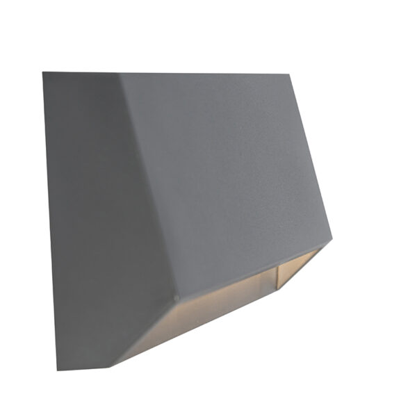 Moderne buitenwandlamp donkergrijs incl. LED IP65 - Sandstone 2 - Afbeelding 2