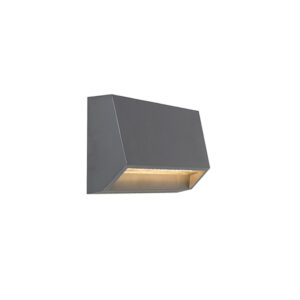 wandlampen buiten Moderne buitenwandlamp donkergrijs incl. LED IP65 Sandstone 2 Kunststof Grijs Klein maar fijn de ideale wandlamp voor Wandlamp zal snel een
