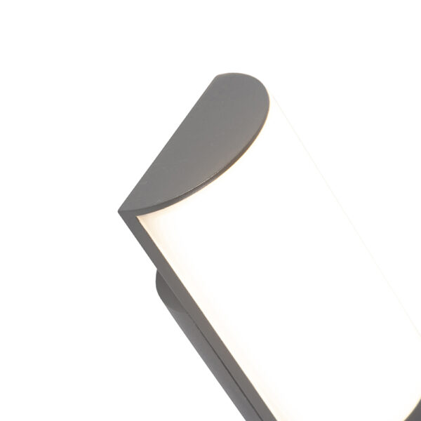 Moderne buitenwandlamp donkergrijs met bewegingssensor - Harry - Afbeelding 2
