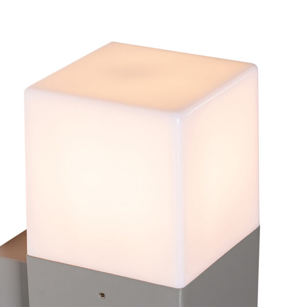 Moderne buitenwandlamp grijs IP44 - Denmark - Afbeelding 2