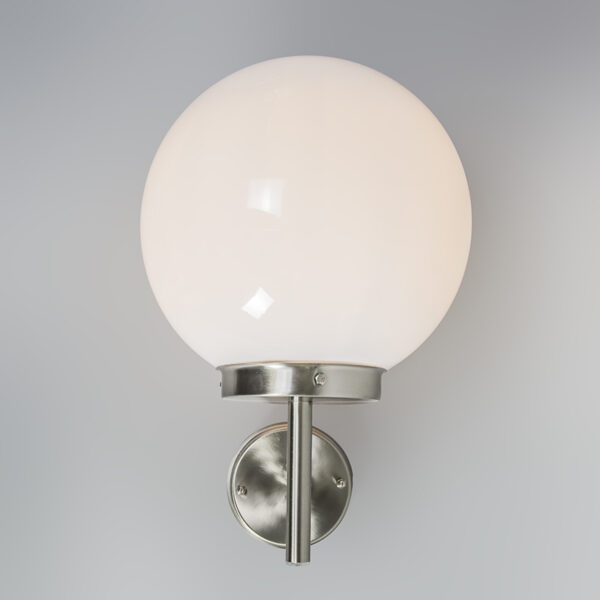 Moderne buitenwandlamp staal RVS IP44 - Sfera - Afbeelding 2