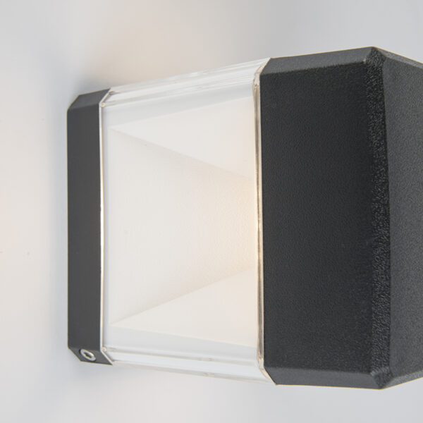 Moderne buitenwandlamp zwart incl LED IP55 - Elisa - Afbeelding 2