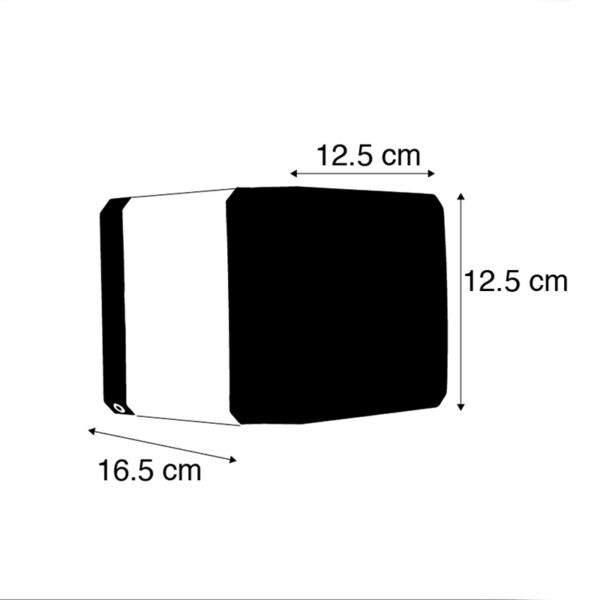 Moderne buitenwandlamp zwart incl LED IP55 - Elisa - Afbeelding 3