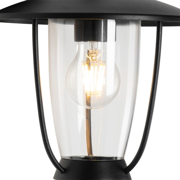 Moderne buitenwandlamp zwart - Khana - Afbeelding 2
