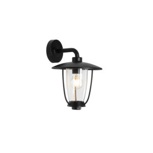 wandlampen buiten Moderne buitenwandlamp zwart Khana StaalKunststof Zwart Tijd om je terras of gevel wat op te Doe dat met de moderne Deze wandlamp heeft een