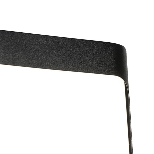 Moderne buitenwandlamp zwart incl. LED - Khuvan - Afbeelding 2