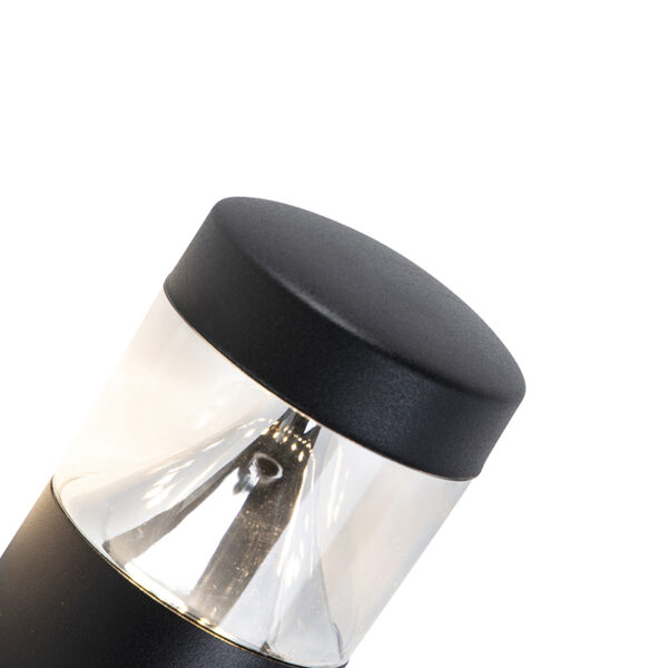 Moderne buitenwandlamp zwart IP44 incl. LED - Roxy - Afbeelding 2
