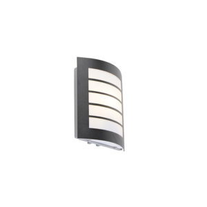 wandlampen buiten Moderne buitenwandlamp zwart IP44 Miro Kunststof Zwart Tijdlozer dan de wordt het niet. Deze lamp past bij elke woonstijl van modern tot Hij