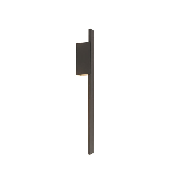 wandlampen buiten Moderne wandlamp antraciet IP54 incl. LED Jamal Aluminium Donkergrijs Wauw wat een chique is Jamal. Zijn strakke design zorgt ervoor dat het