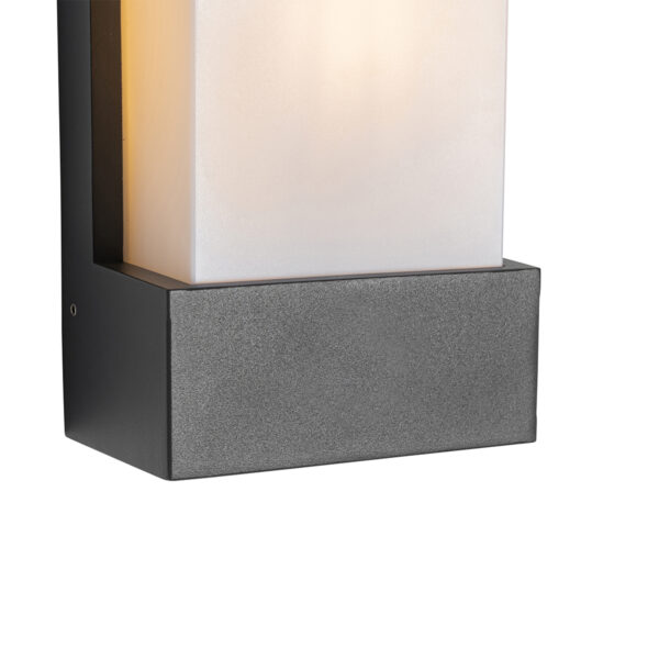 Moderne buiten wandlamp donkergrijs IP44 - Tide - Afbeelding 2