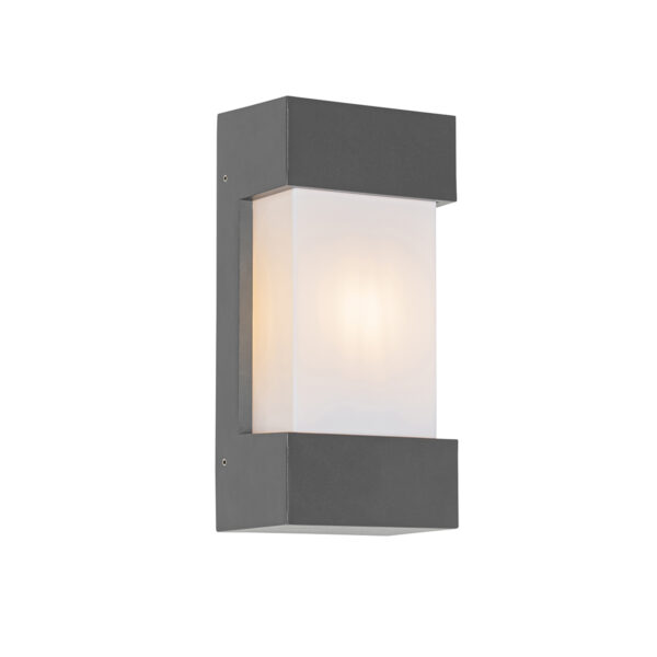 wandlampen buiten Moderne wandlamp donkergrijs IP44 Tide AluminiumKunststof Donkergrijs
