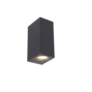 wandlampen buiten Moderne wandlamp grijs van kunststof Baleno Kunststof Grijs De II is een echte eyecatcher voor in en om je huis. Hij geeft fraai strijklicht
