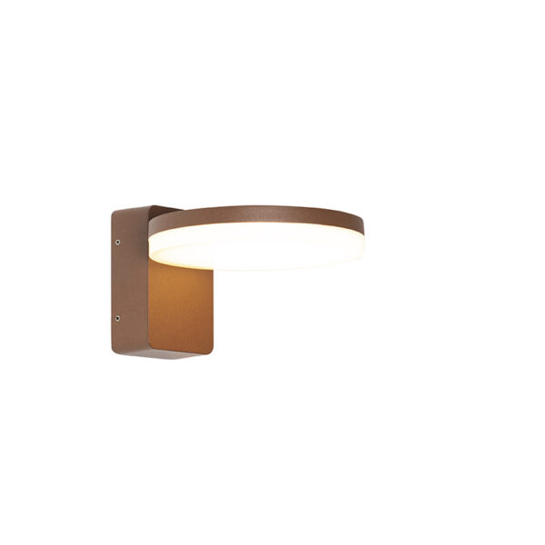 wandlampen buiten Moderne wandlamp roestbruin incl. LED IP54 Esmee Aluminium Roestbruin Less is Dat bewijst opnieuw. Zijn eenvoudige design zorgt ervoor dat het