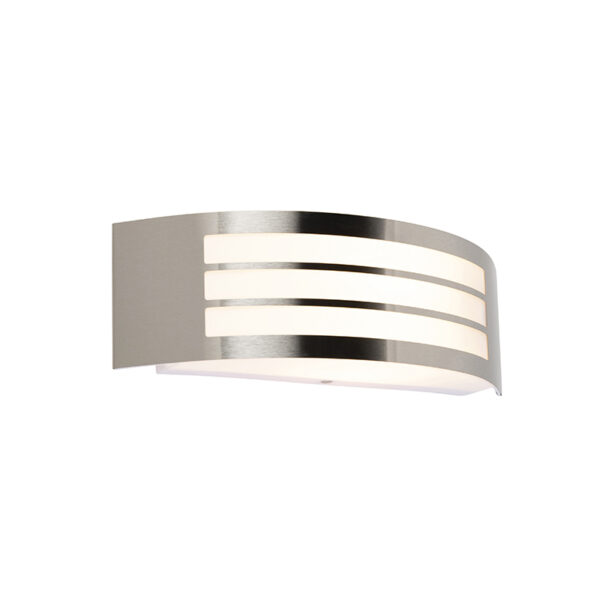 wandlampen buiten Moderne wandlamp staal RVS IP44 Sapphire Deluxe KunststofRoestvrij Staal Deze is een lamp van topkwaliteit. Het licht wordt niet alleen
