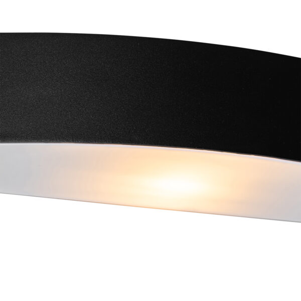 Moderne buiten wandlamp zwart IP44 - Bojan - Afbeelding 2